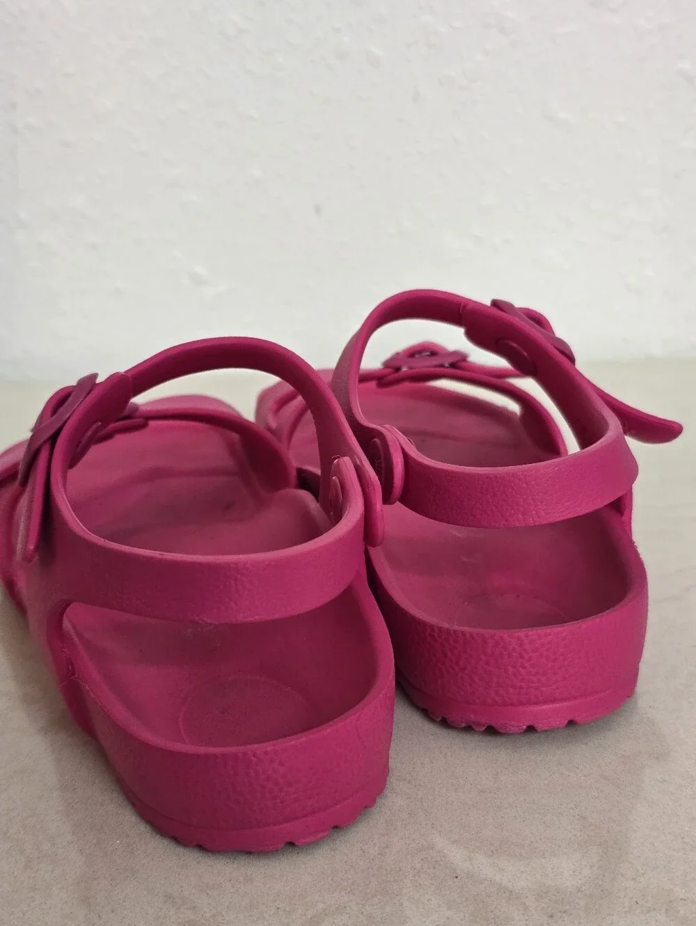 Birkenstock Kids Eva Rio Essentials in Color Beetroot Size 34 sz 3-3.5